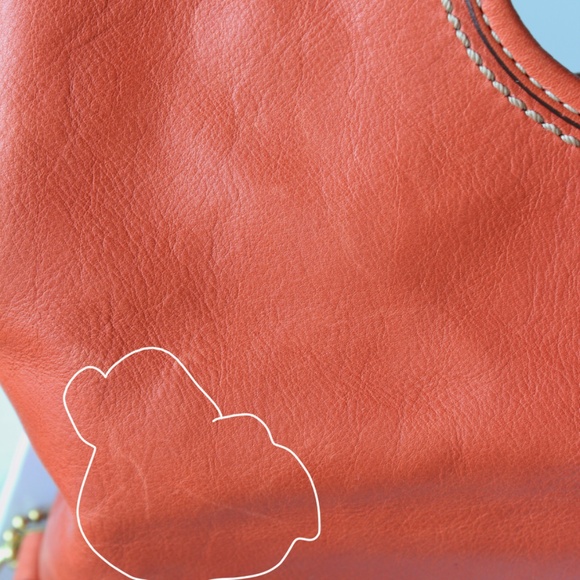 Coach Ergo Convertible Tote #12250 Burnt Orange NWT/NWD Tattersall Kiss Lock HTF - Picture 15 of 15